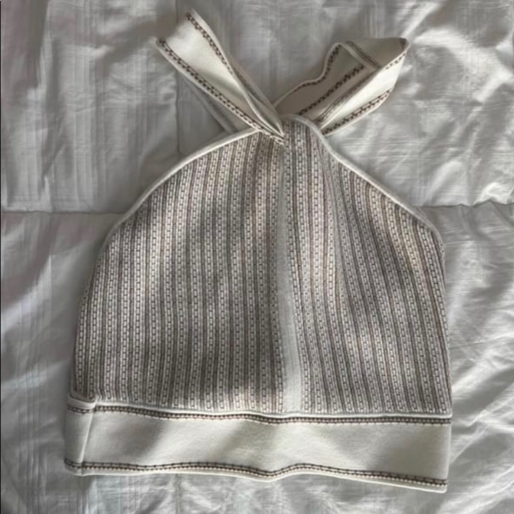 Club Monaco Raeni Cross Sweater Tank